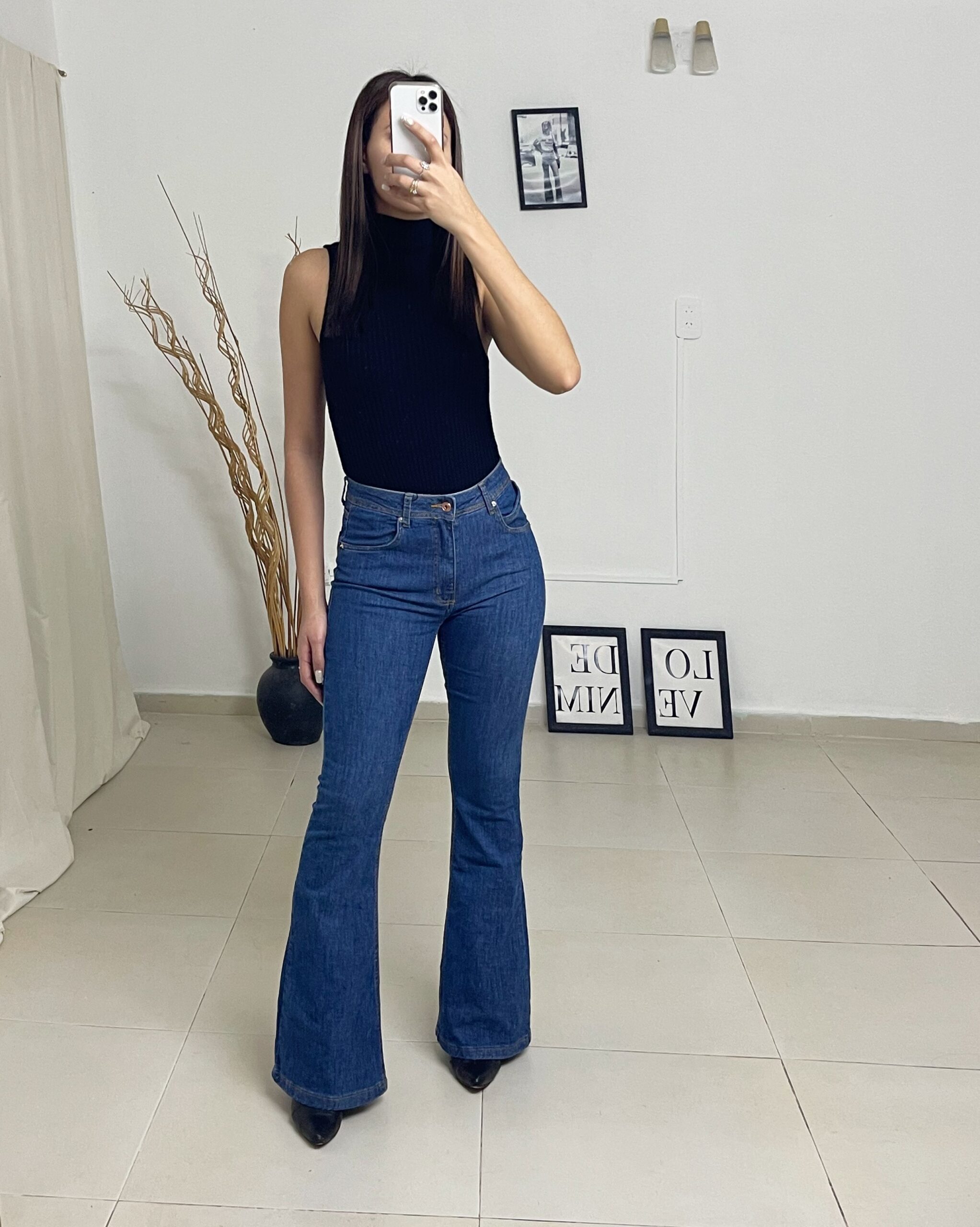 jean oxford azul, importado