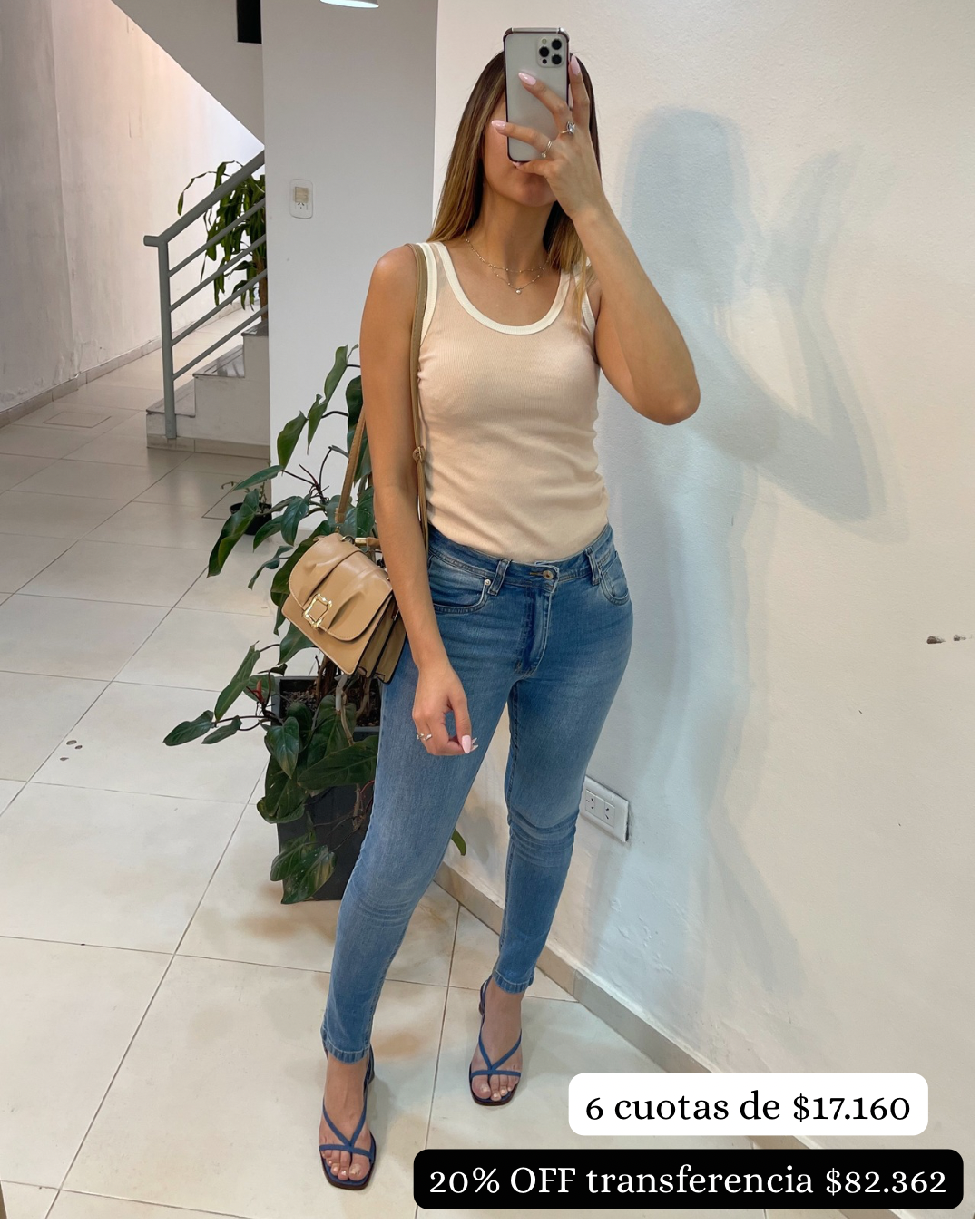 skinny celeste, importado